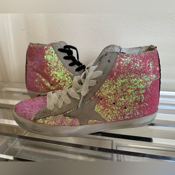 Authentic Kids Golden Goose Sparkle HighTops - Picture 3 of 16